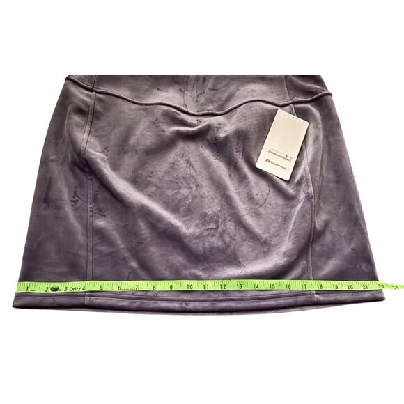 Lululemon Scuba High-Rise Mini Skirt Velvet XL Purple W8AL9S in NFAL Nightfall - Picture 12 of 12